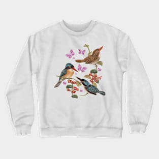 Birds and pearls Crewneck Sweatshirt